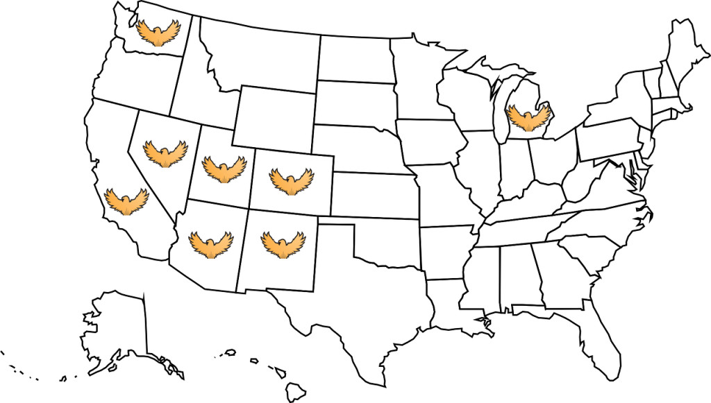 States in which Phoenix Insurance Group operates.